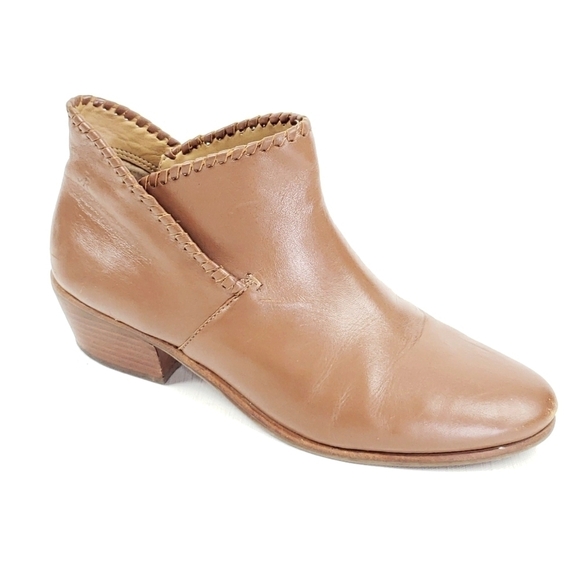 Jack Rogers sadie whip stich trim leather booties size 8.5 - Picture 1 of 7